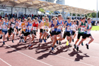 Boys under-15s  Northern 3 Stage Road Relay, SportsCity, Manchester. Photo: David T. Hewitson/Sports for All Pics
